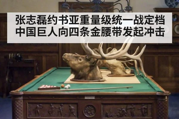 张志磊约书亚重量级统一战定档中国巨人向四条金腰带发起冲击