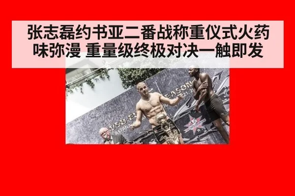张志磊约书亚二番战称重仪式火药味弥漫 重量级终极对决一触即发